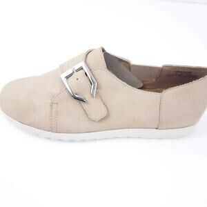 NEW Comfortview Noemi Flat Beige Natural Comfort Shoe 7M, Slipon, Padded Insole